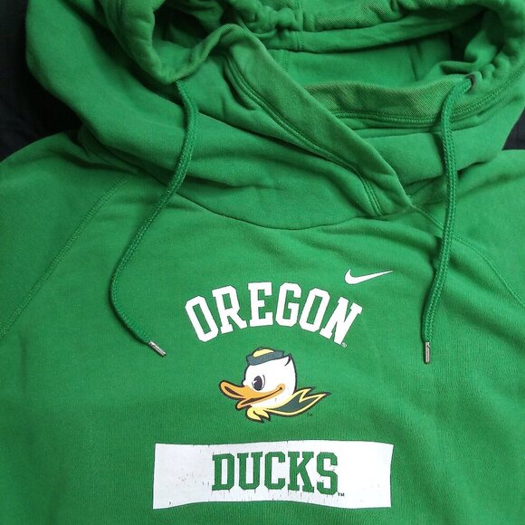 Vintage Y2K Nike Oregon Ducks Hoodie Sweatshirt - Picture 1 of 6
